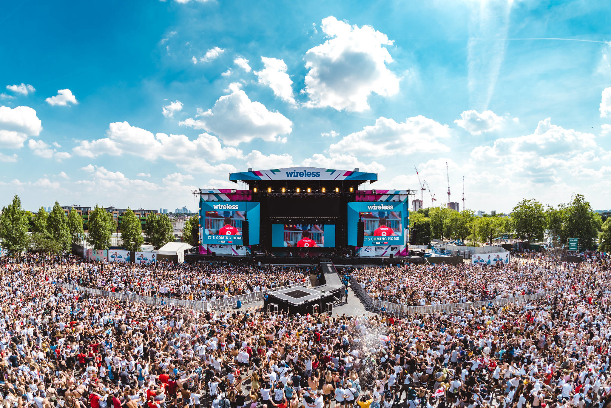 Wireless Festival 2018 Stage Branding - Imaginators